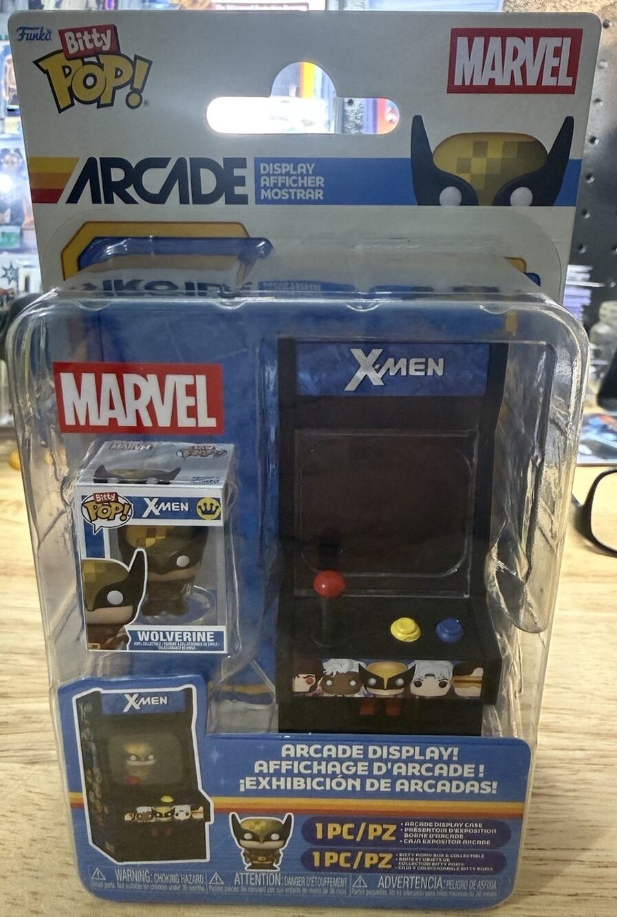 Funko Bitty Pop! Arcade X-Men Wolverine Pixel Mini Figure Marvel 91395 New